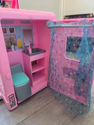 Caravana Barbie Rosa