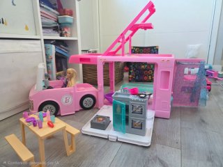 Caravana Barbie Rosa