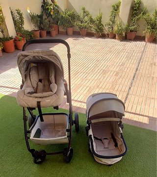 Carrito de bebé 3 piezas Asalvo