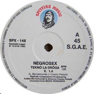 Negrosex - Teknó La Drôga 12'' Vinilo
