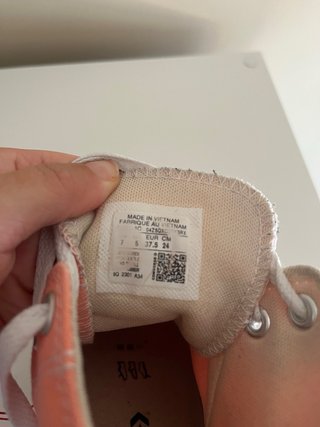 Zapatillas Converse plataforma rosa