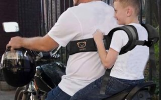 Cinturón seguridad moto infantil