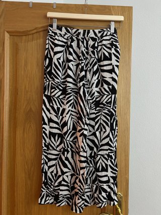 Pantalones Palazzo Estampado Cebra