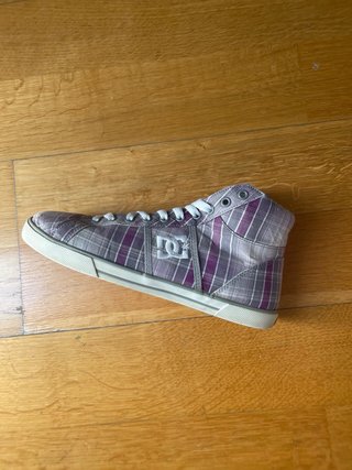 Zapatillas DC Shoes altas a cuadros