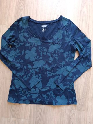 Camiseta algodón bio floral