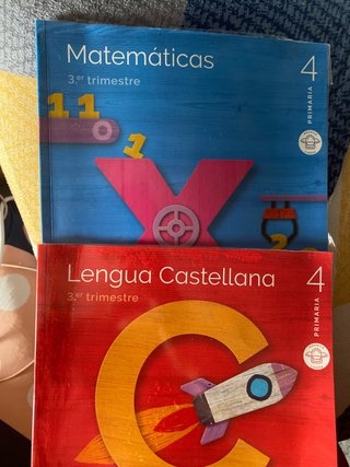 Libros de texto de 4º de Primaria de Santillana, c