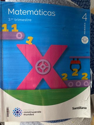 Libros de texto de 4º de Primaria de Santillana, c