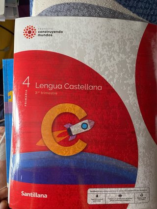 Libros de texto de 4º de Primaria de Santillana, c