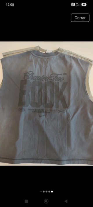 Camiseta sin mangas Nike Dri-FIT gris hombre