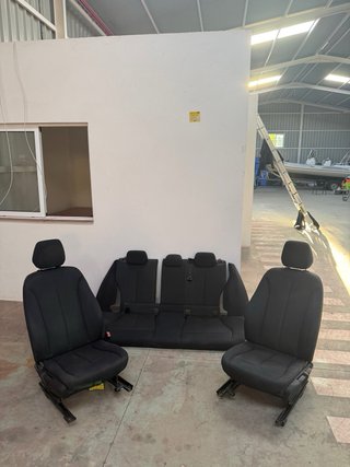 Asientos BMW F20 Tela Negra