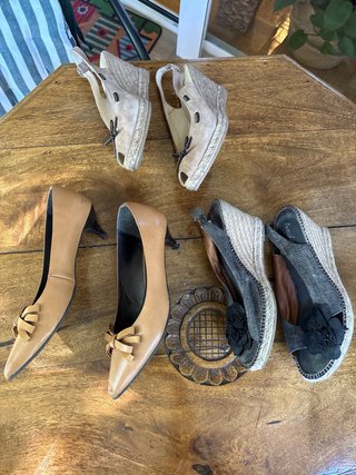 Lote 3 pares zapatos mujer Aedo