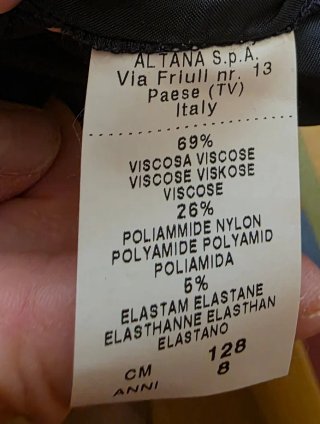 Abito bambina Moschino 8 anni