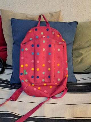 Mochila Benetton lunares