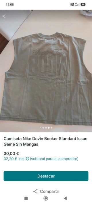 Camiseta Nike Devin Booker Sin Mangas