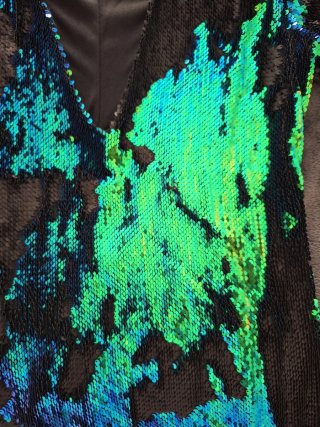Vestido Zara lentejuelas fiesta