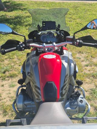 BMW R1200GS  Roja y Plata