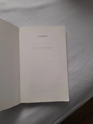 Libro LA TEMPESTA