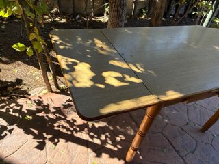 Mesa madera antigua/vintage de cocina,extensible