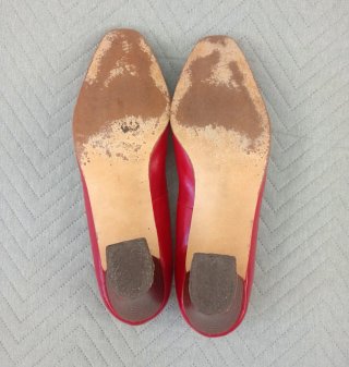 ZAPATOS ROJOS DE TACÓN PARA FIESTAS + BOLSO.
