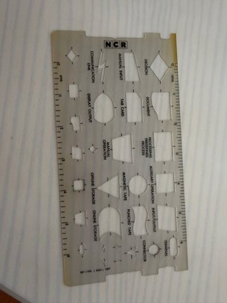 Plantilla Diagrama Flujo Vintage NCR