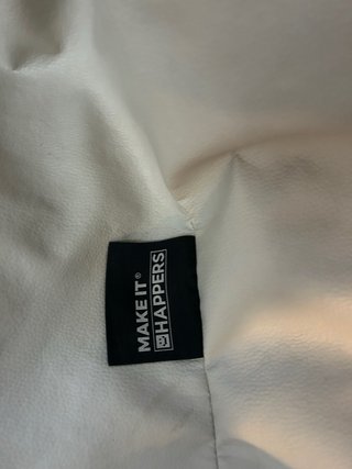 Puff pera XL beige