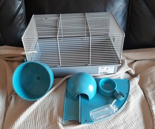 Jaula Hámster + Accesorios Marca KIWOKO
