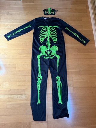 Disfraz esqueleto Talla 7-10 años