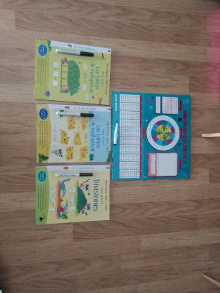 Libros pizarra - Las tablas de multiplicar NIVEL 1