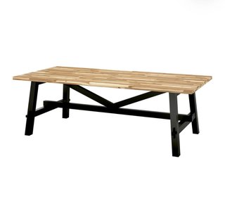Mesa de comedor Ikea madera y metal