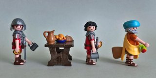 Playmobil Taberna Belén Con Romanos Y Vendedor.