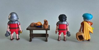 Playmobil Taberna Belén Con Romanos Y Vendedor.