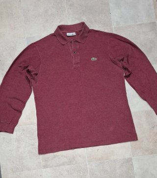 Polo Lacoste uomo manica lunga taglia M