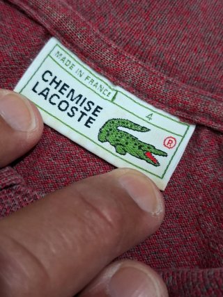 Polo Lacoste uomo manica lunga taglia M