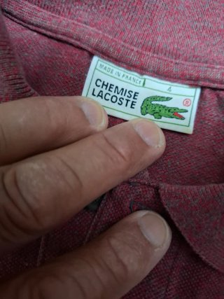 Polo Lacoste uomo manica lunga taglia M