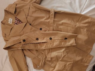 Gabardina premamá C&A T44 Beige