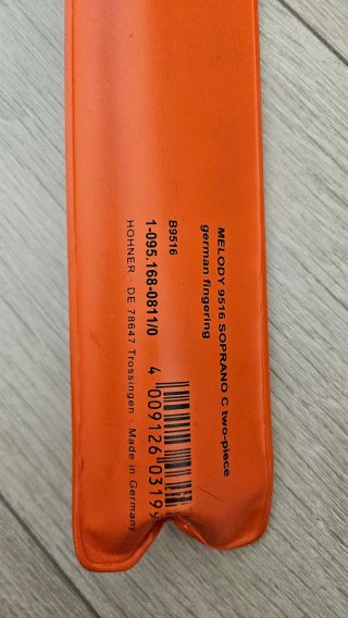 Flauta dulce Hohner Melody 9516 Soprano C