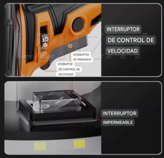 Lijadora Pulidora Eléctrica Pared Techo