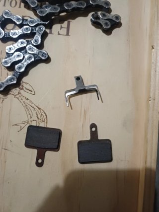 Cadena de 10 velocidades y pastillas de disco