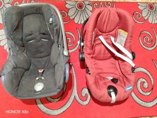 Silla de coche Chica y cuna bebé