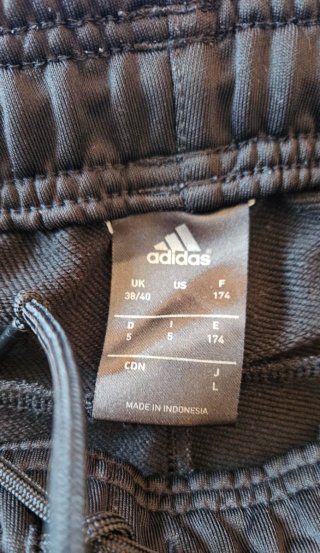 Chándal Adidas Negro y Azul. Original. Talla L