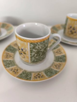 Juego 12 Tazas y 12 Platos Porcelana