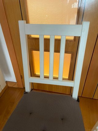 Pack 2 Sillas Blancas Ikea con Cojines