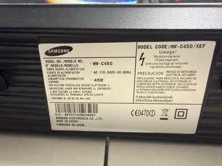 Barra Sonido Samsung con Subwoofer Inalámbrico