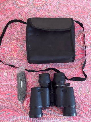 Binoculares Zoom 7-15x con funda