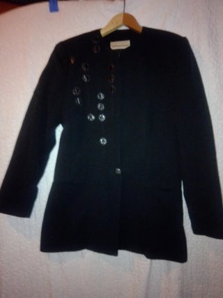 Chaqueta Purificación García Negra Mujer