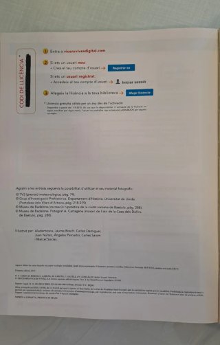 G i H geografia i història 1 ESO, Vicens Vives