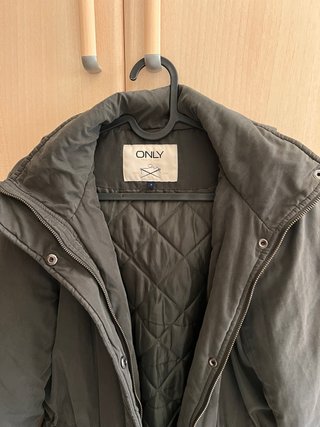 Parka/Abrigo verde Only