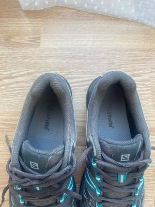 Zapatillas Salomon Montaña Gris/Turquesa