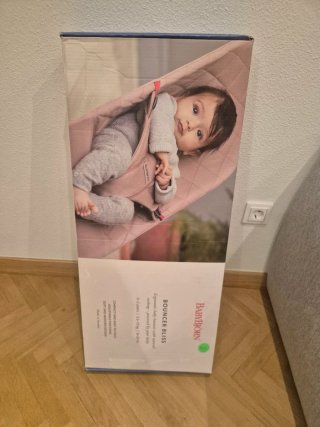 Hamaca bebé Babybjörn marrón rejilla