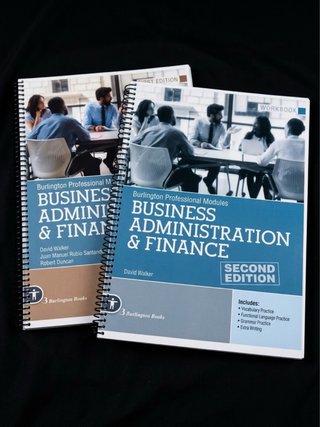 Libros de ingles Admin y Finanzas.